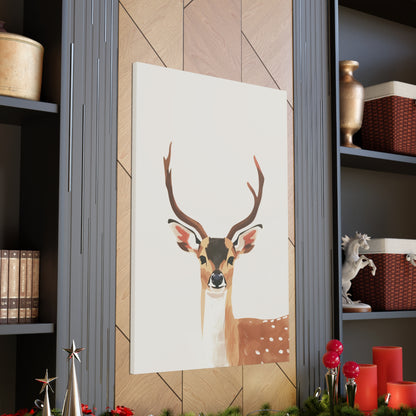 Deer Digital Illustration Canvas Gallery Wraps