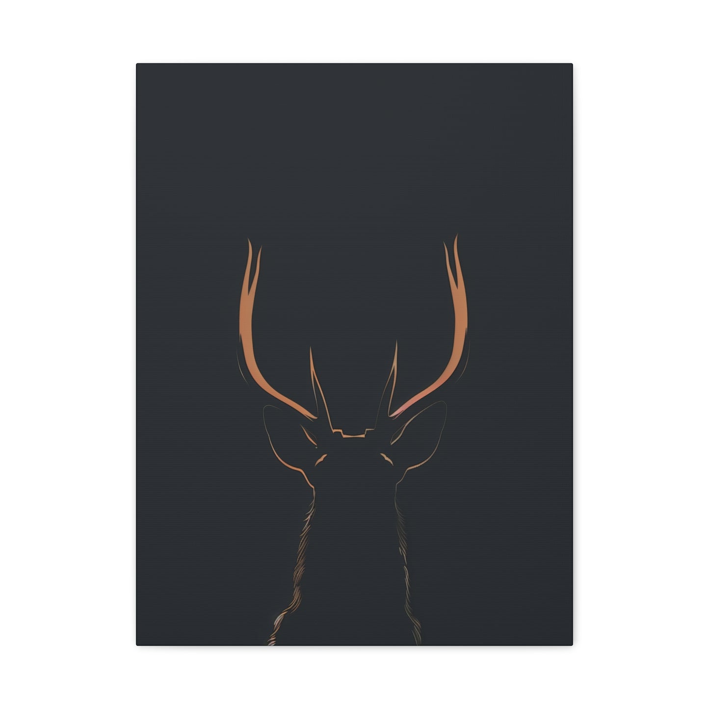 Reindeer antlers  Digital Illustration Canvas Gallery Wraps