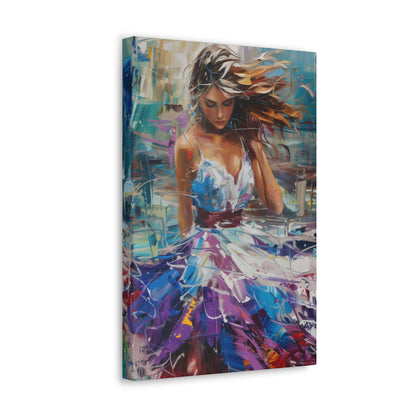 woman - Digital Print Canvas Gallery Wraps