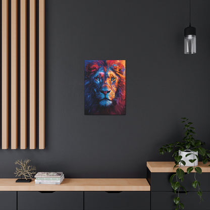 Lion - Illustration  Canvas Gallery Wraps