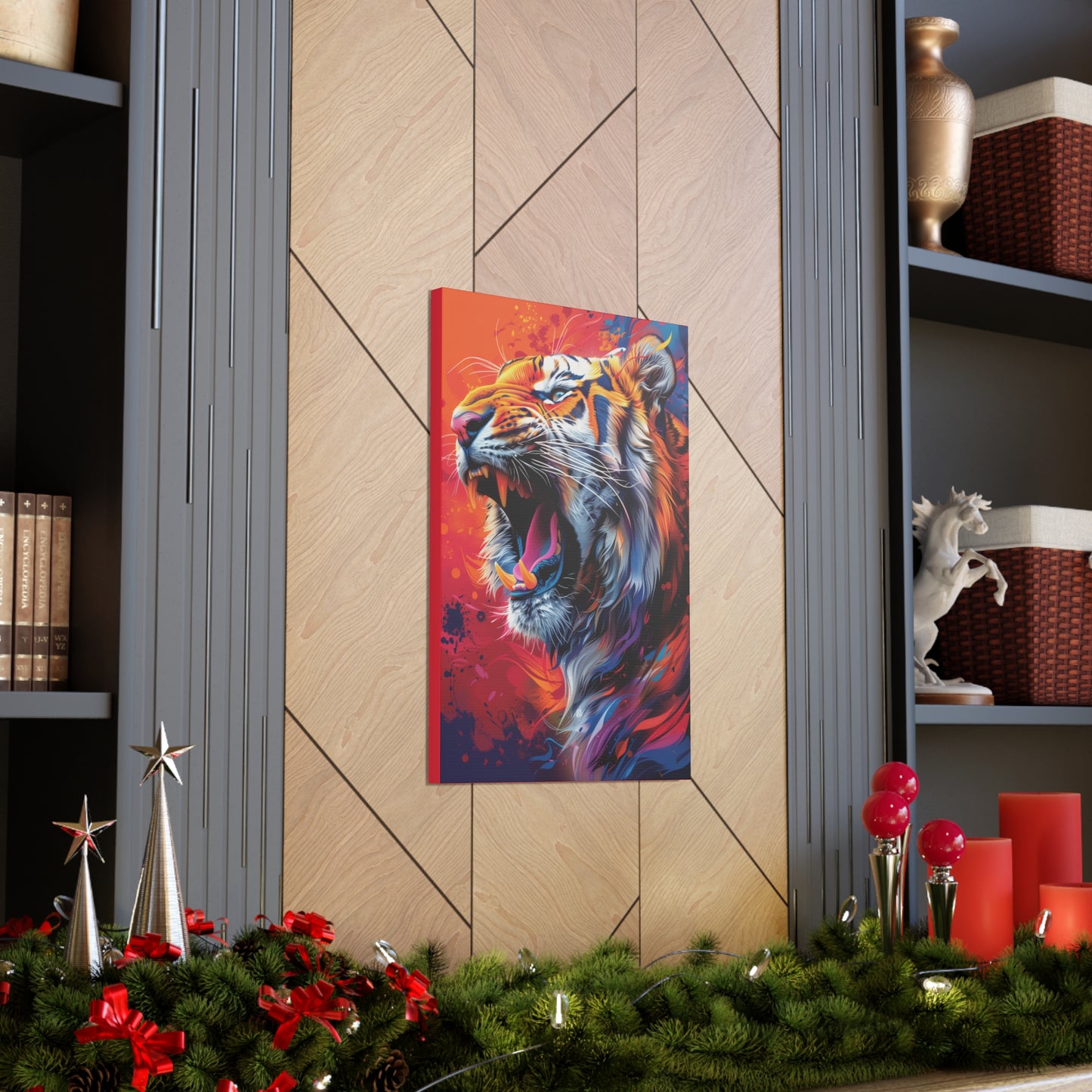 Tiger - Illustration Canvas Gallery Wraps