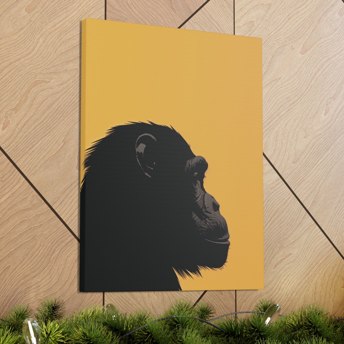 Gorilla Digital Illustration Canvas Gallery Wraps