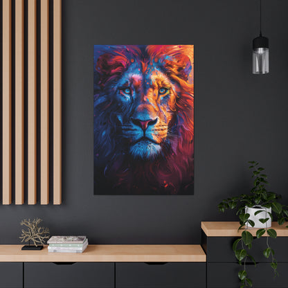 Lion - Illustration  Canvas Gallery Wraps