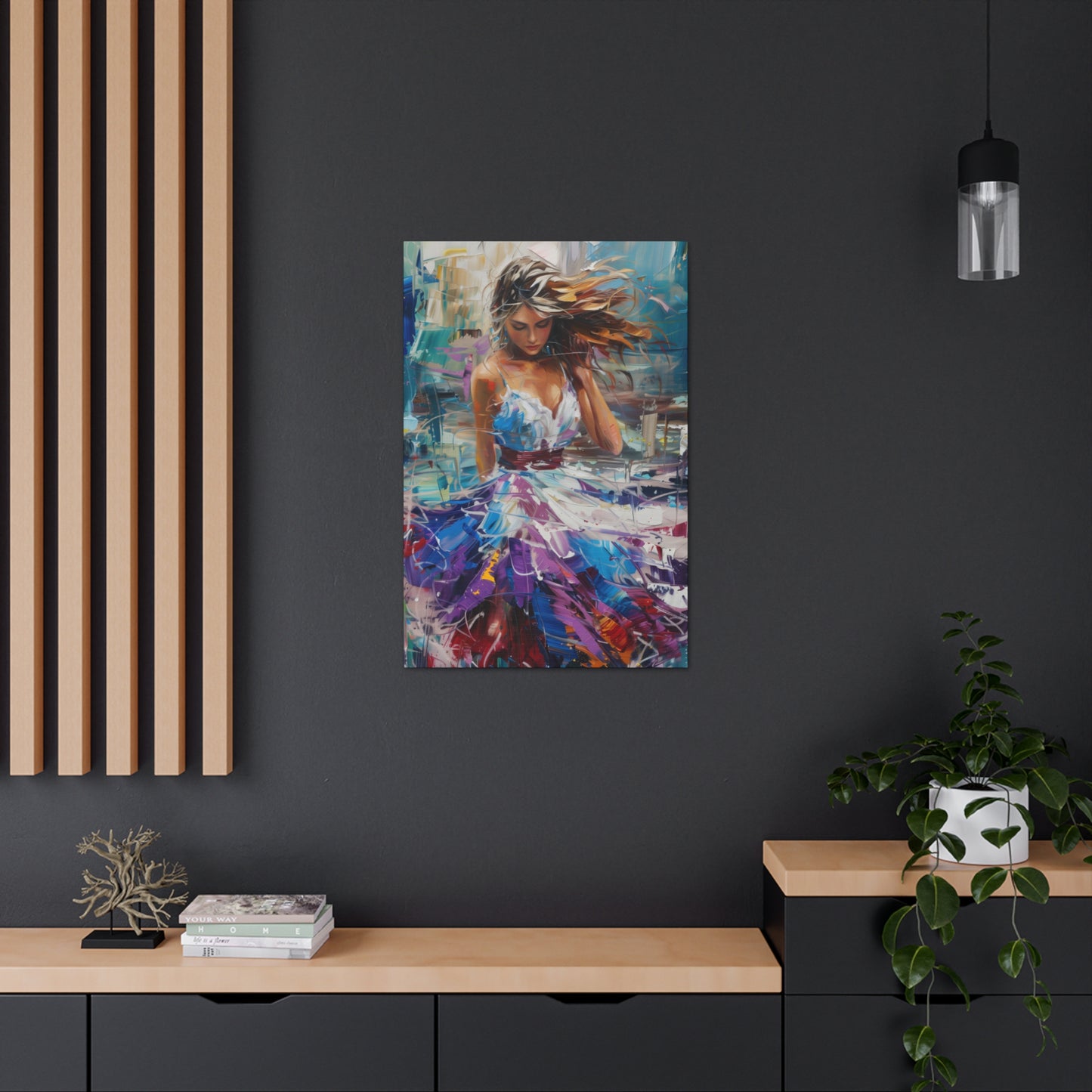 woman - Digital Print Canvas Gallery Wraps