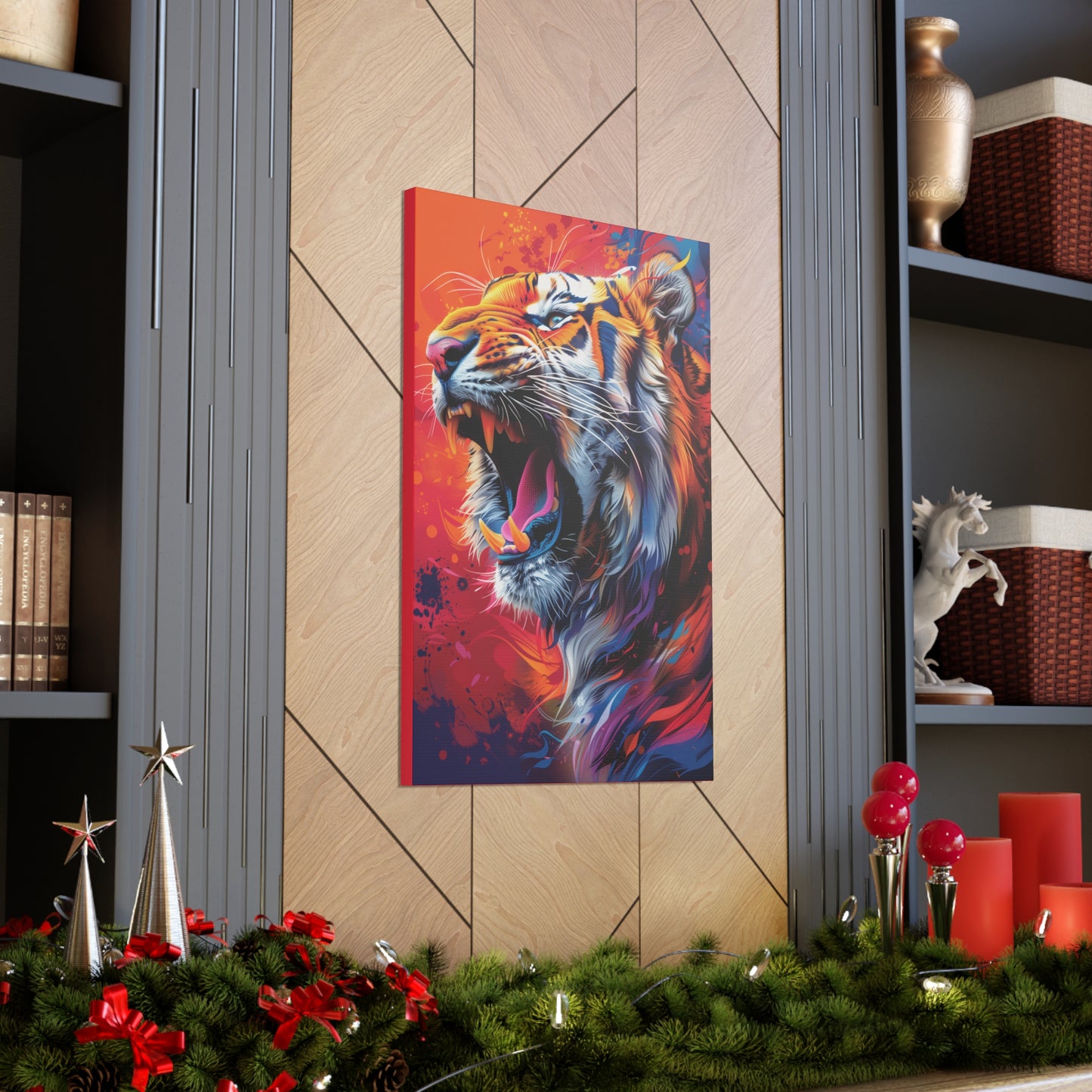 Tiger - Illustration Canvas Gallery Wraps