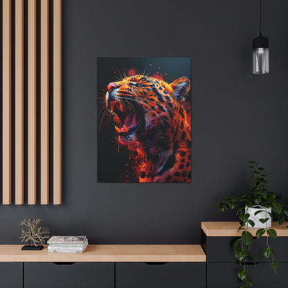 Cheetah - Illustration Canvas Gallery Wraps