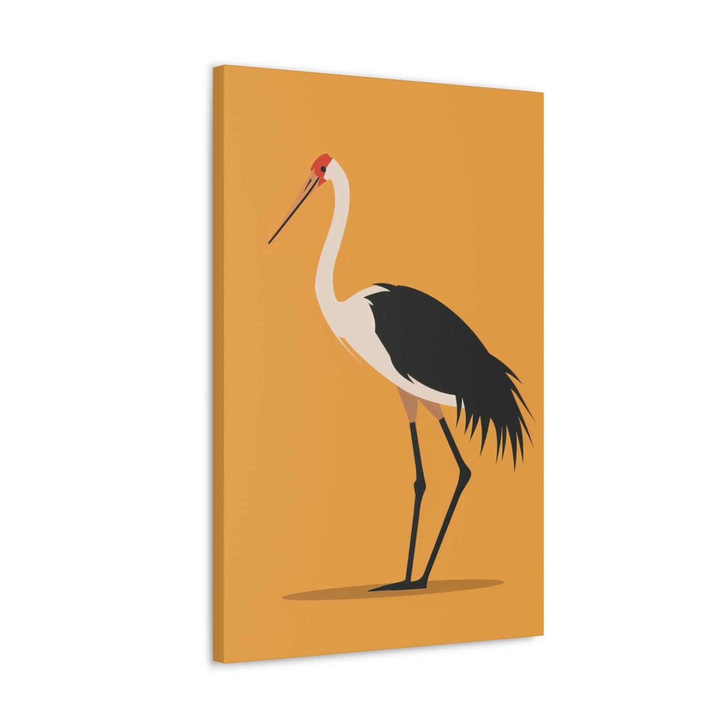 Stork Digital Illustration Canvas Gallery Wraps