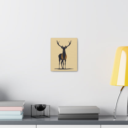 Reindeer - Digital Illustration Canvas Gallery Wraps