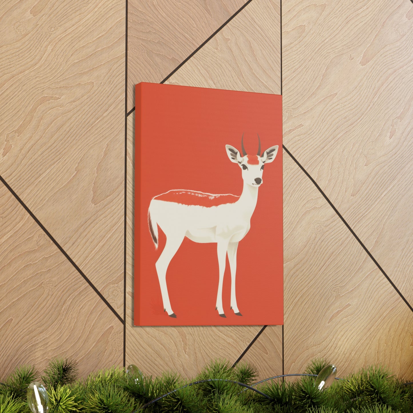 Deer Digital Illustration Canvas Gallery Wraps