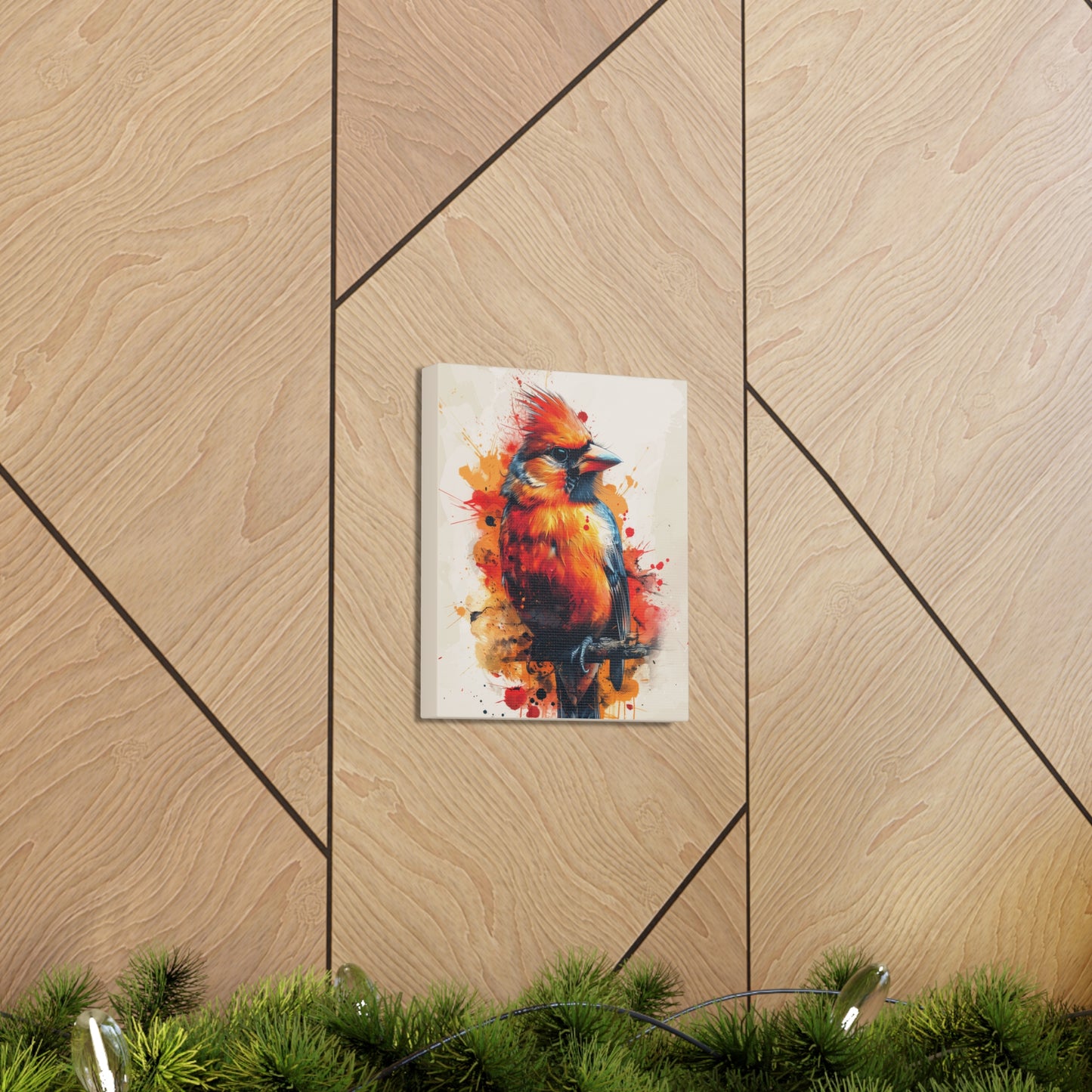 Bird - Abstract Illustration Canvas Gallery Wraps