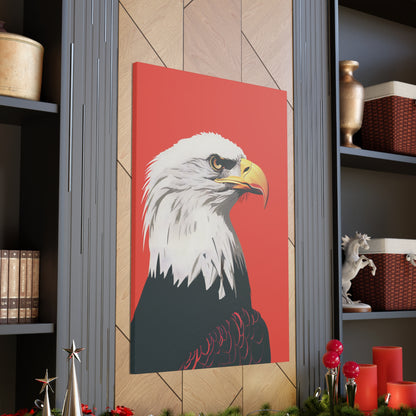 Bald Eagle Digital Illustration Canvas Gallery Wraps