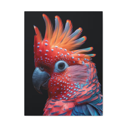 Beautiful Bird - Abstract Illustration Canvas Gallery Wraps