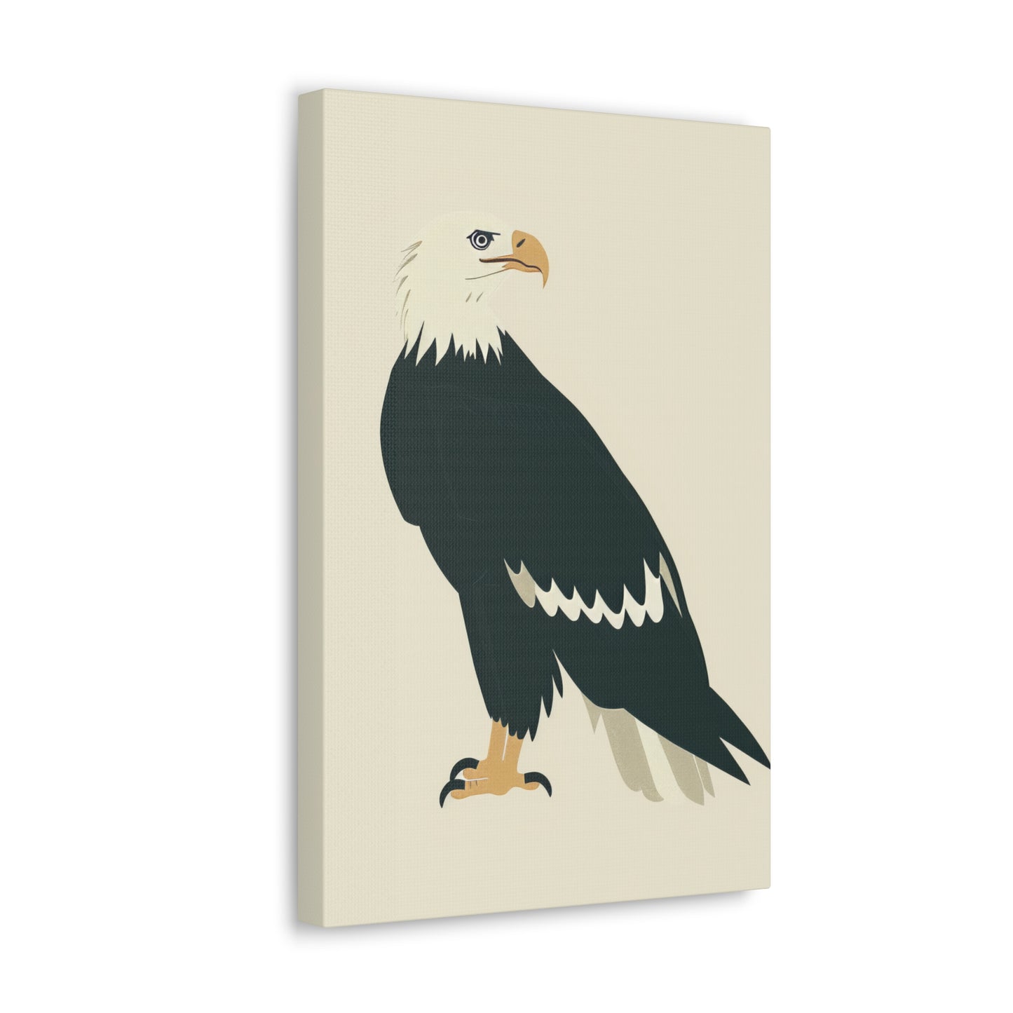 Bald Eagle Digital Illustration Canvas Gallery Wraps