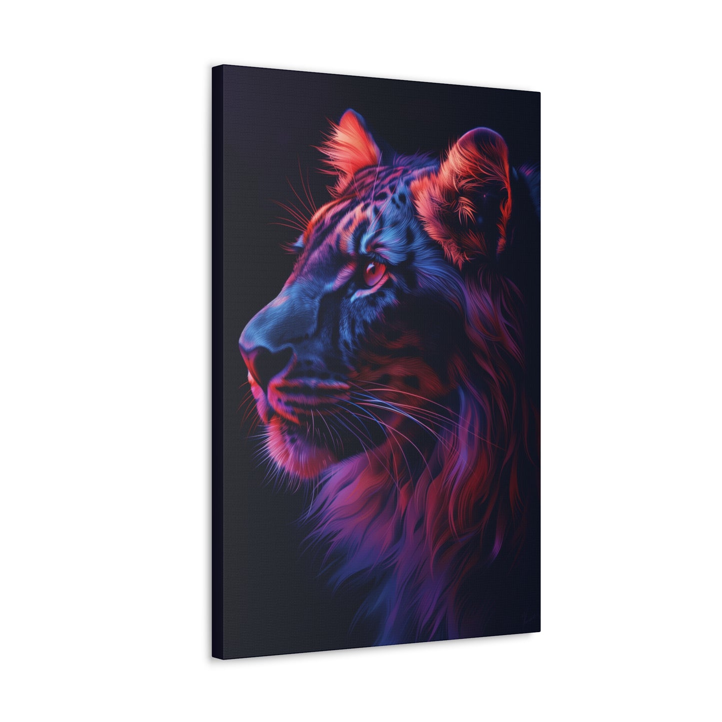 Lion - Illustration  Canvas Gallery Wraps