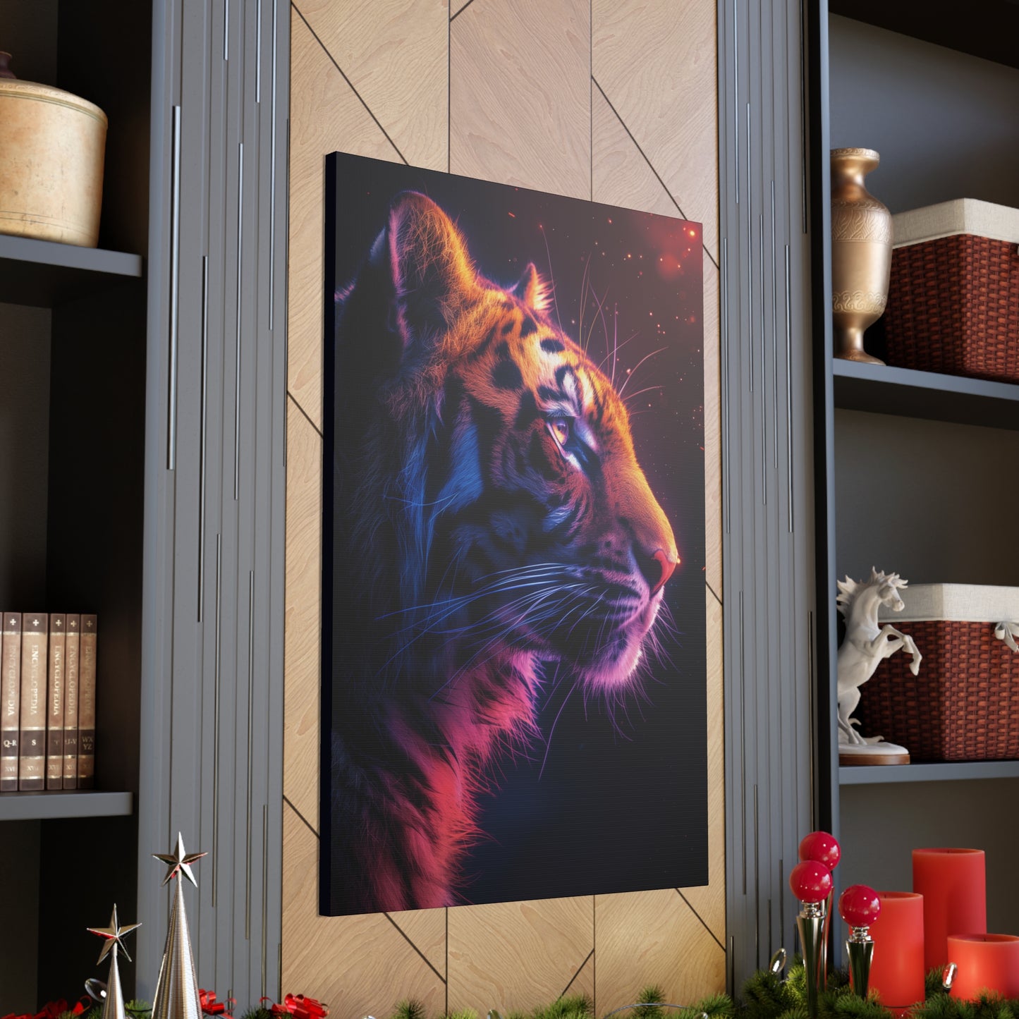 Tiger - Illustration Canvas Gallery Wraps