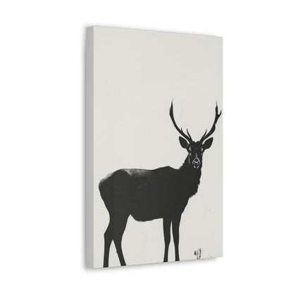 Reindeer Digital Illustration Canvas Gallery Wraps