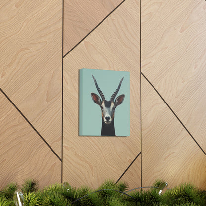 Antelope with Antlers Digital Illustration Canvas Gallery Wraps