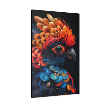 Beautiful Bird - Abstract Illustration Canvas Gallery Wraps