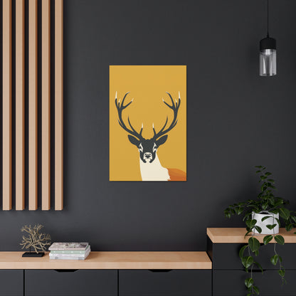 Reindeer - Digital Illustration Canvas Gallery Wraps