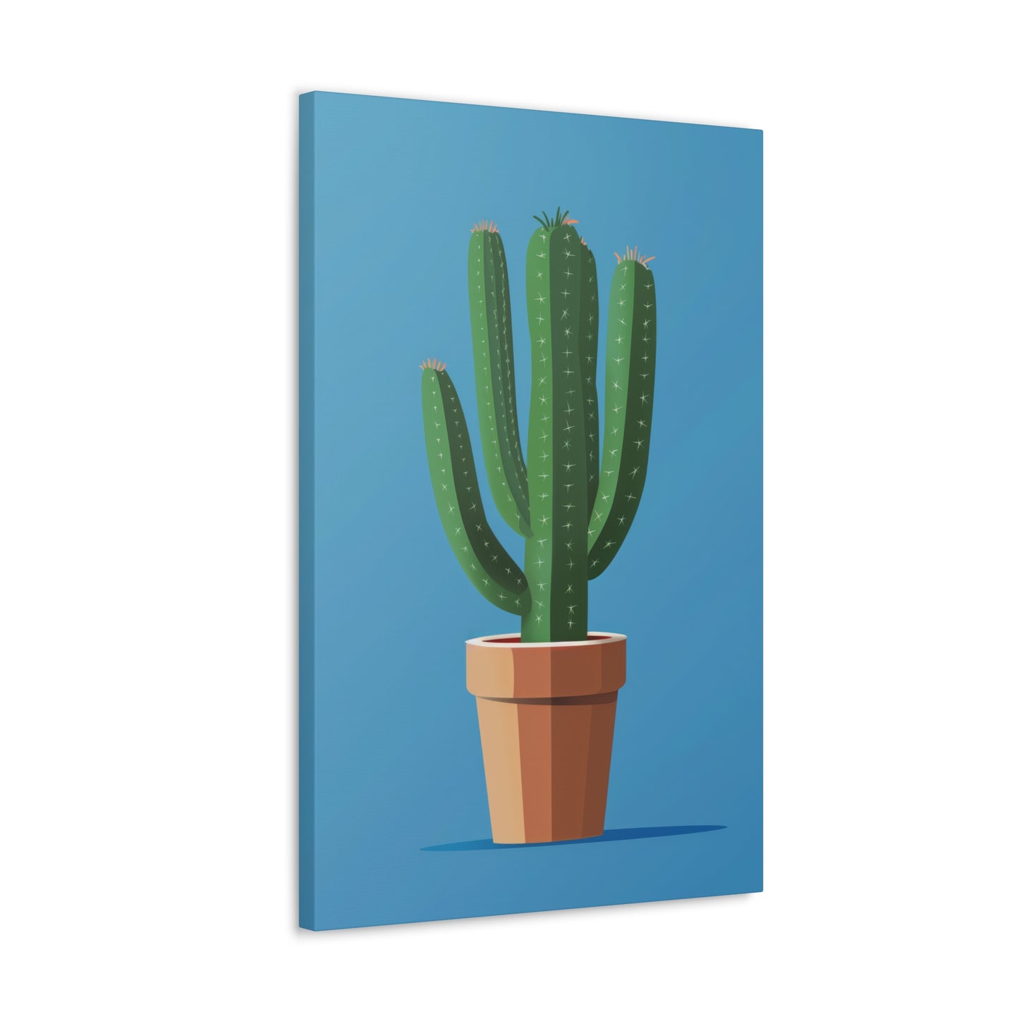 Cactus Plant - Illustration Canvas Gallery Wraps