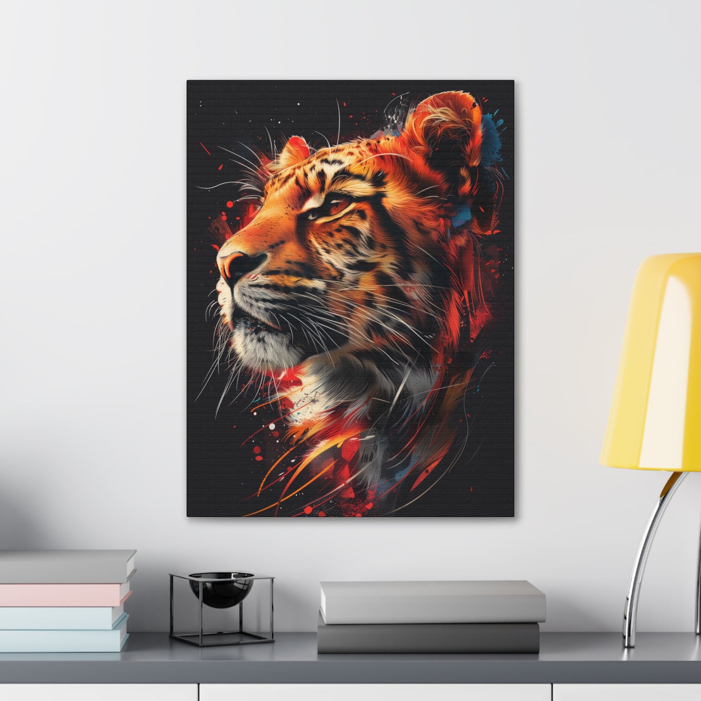 Tiger - Illustration  Canvas Gallery Wraps