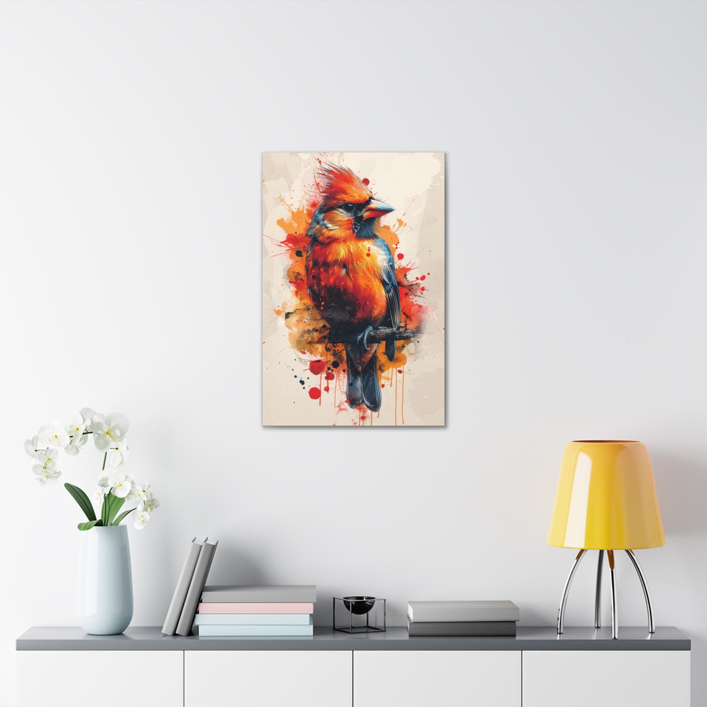 Bird - Abstract Illustration Canvas Gallery Wraps