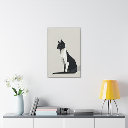 Cat - Digital Illustration Canvas Gallery Wraps