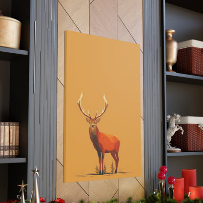 Reindeer Digital Illustration Canvas Gallery Wraps