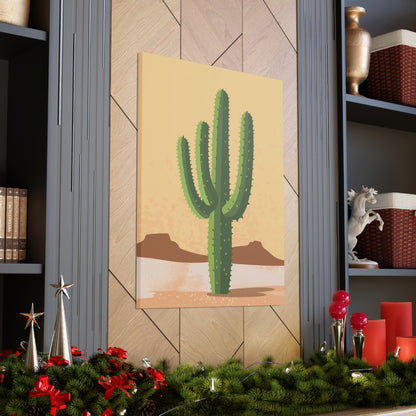 Cactus Plant - Illustration Canvas Gallery Wraps