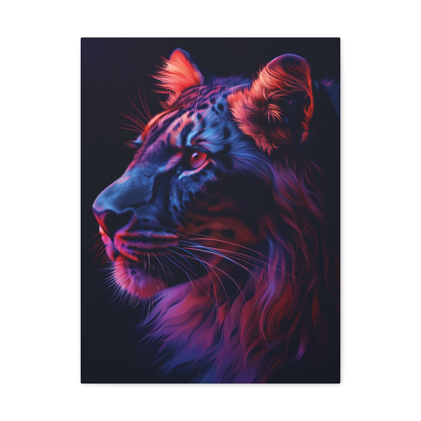 Lion - Illustration  Canvas Gallery Wraps