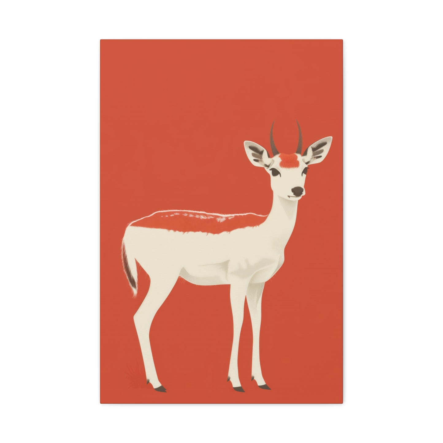 Deer Digital Illustration Canvas Gallery Wraps