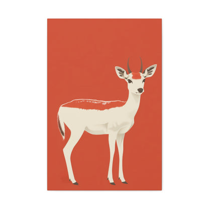 Deer Digital Illustration Canvas Gallery Wraps