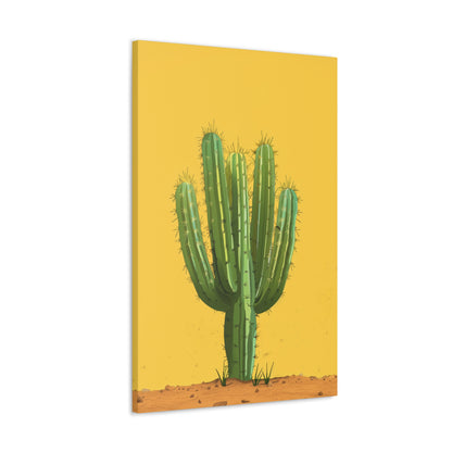 Cactus Plant - Illustration Canvas Gallery Wraps