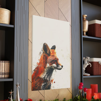 Fox Digital Illustration Canvas Gallery Wraps