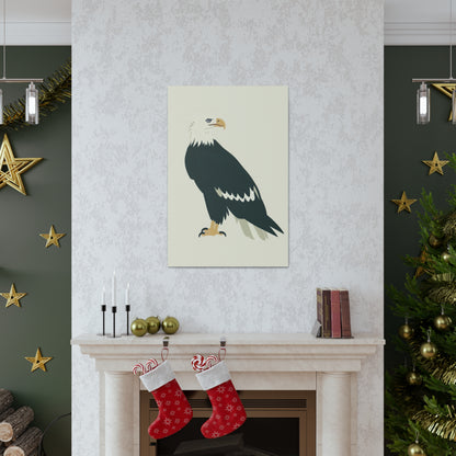 Bald Eagle Digital Illustration Canvas Gallery Wraps