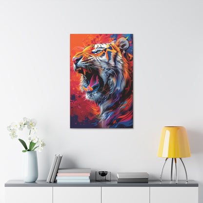 Tiger - Illustration Canvas Gallery Wraps