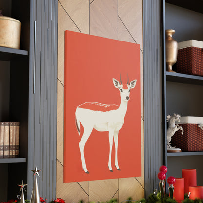 Deer Digital Illustration Canvas Gallery Wraps