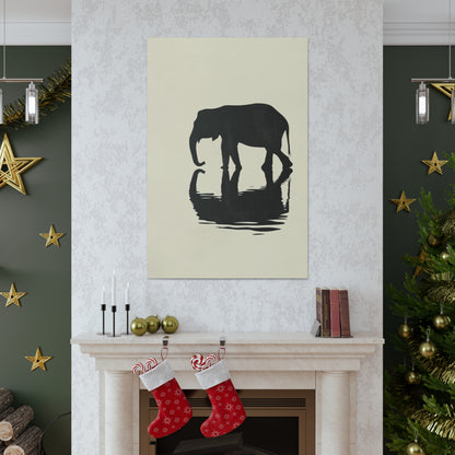 Elephant  Digital Illustration Canvas Gallery Wraps