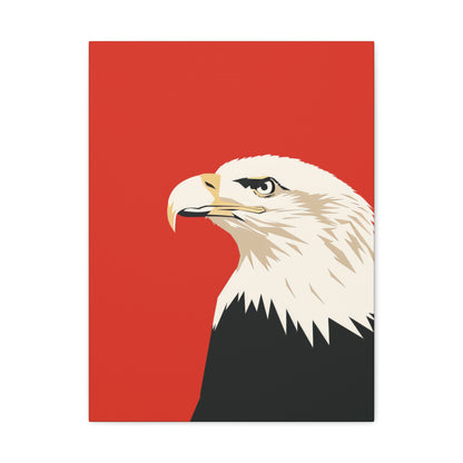 Bald Eagle Digital Illustration Canvas Gallery Wraps