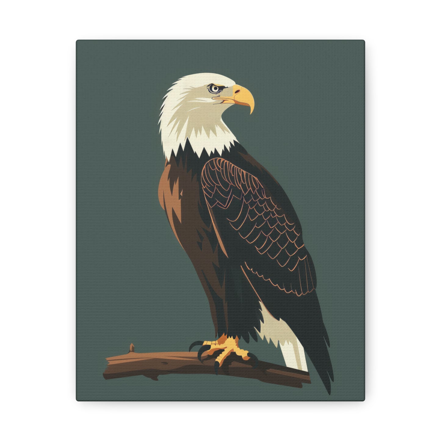 Eagle Digital Illustration Canvas Gallery Wraps