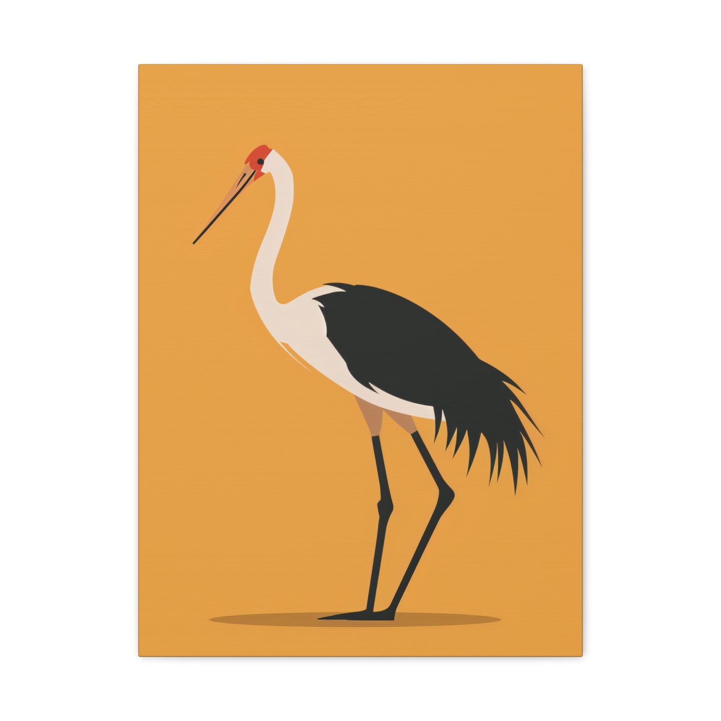 Stork Digital Illustration Canvas Gallery Wraps