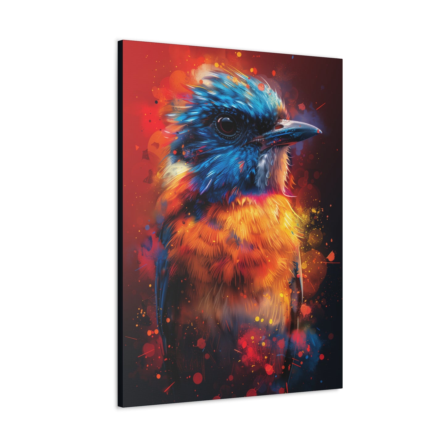 Bird Abstract - Illustration Canvas Gallery Wraps