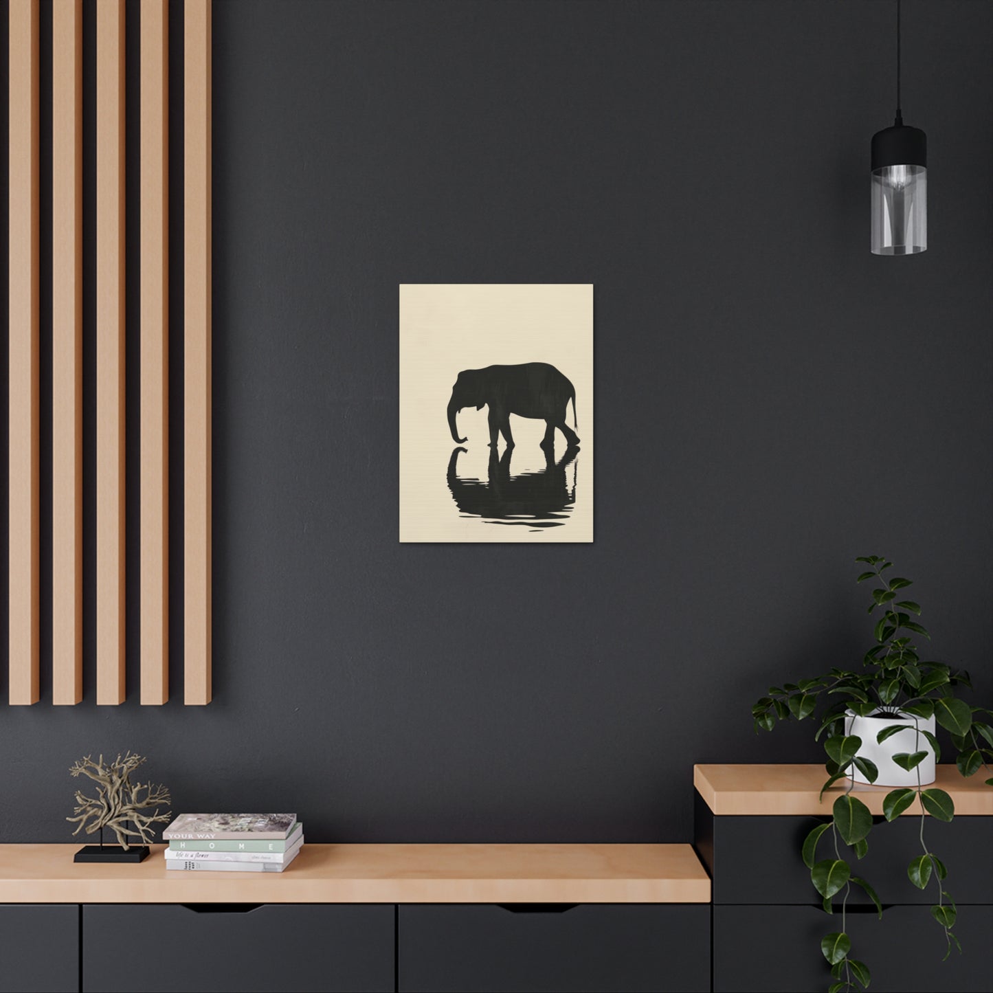 Elephant  Digital Illustration Canvas Gallery Wraps