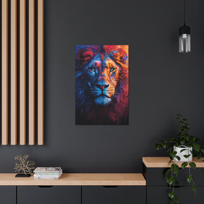 Lion - Illustration  Canvas Gallery Wraps