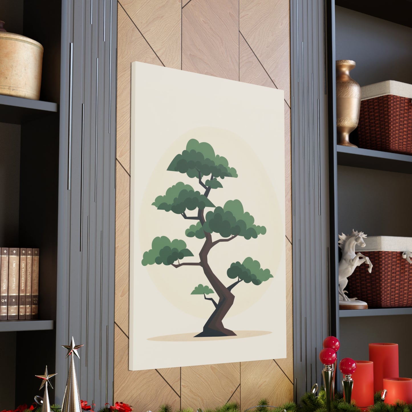 Bonsai Tree - Illustration Canvas Gallery Wraps