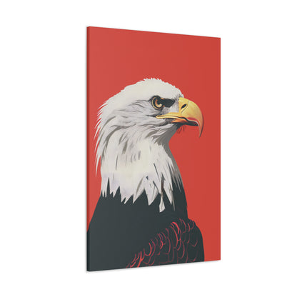 Bald Eagle Digital Illustration Canvas Gallery Wraps