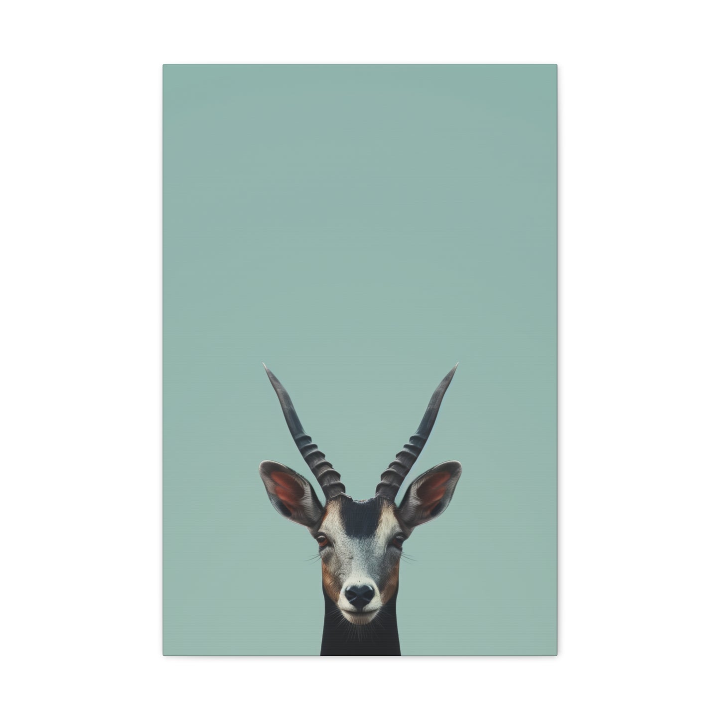 Antelope with Antlers Digital Illustration Canvas Gallery Wraps