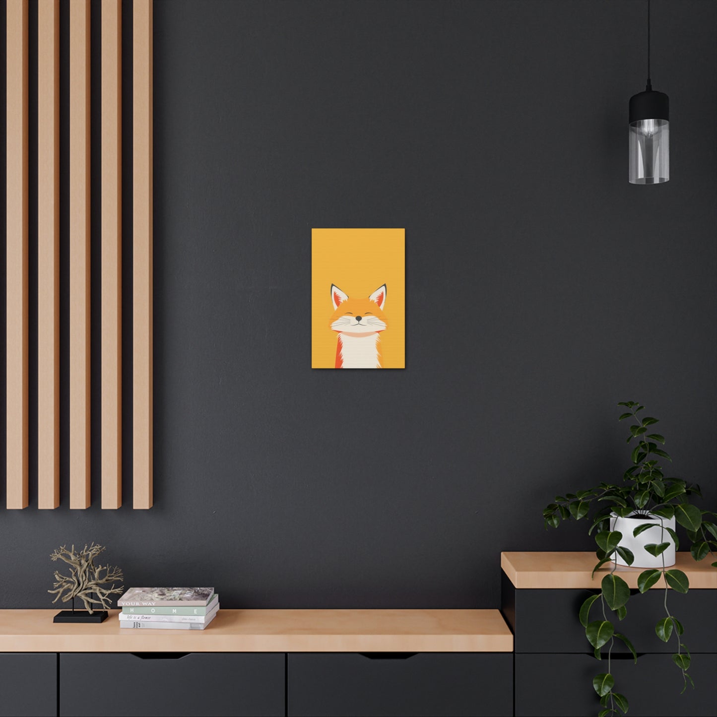 Fox Digital Illustration Canvas Gallery Wraps