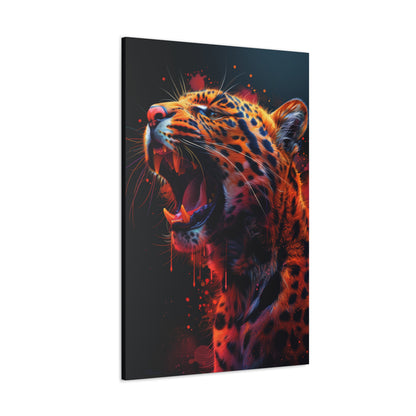 Cheetah - Illustration Canvas Gallery Wraps