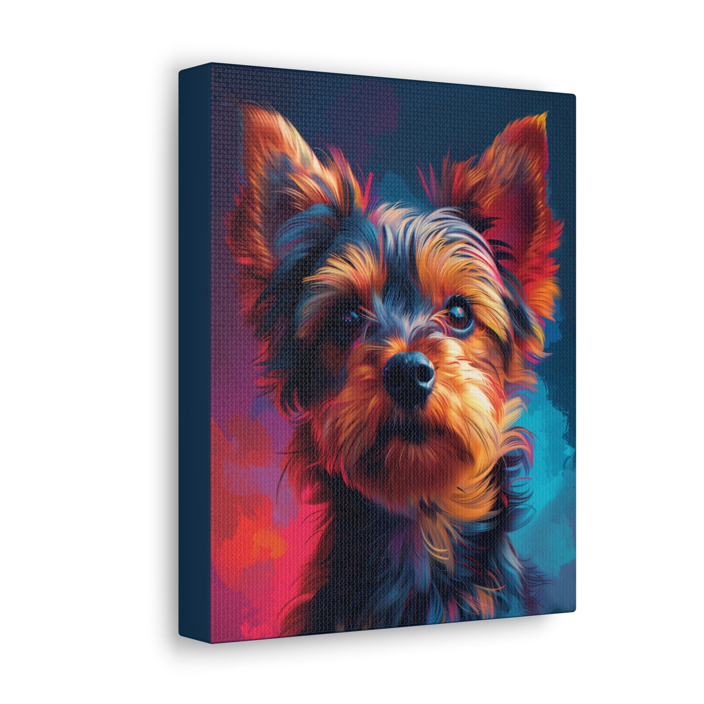 Terrier Dog - Abstract Illustration Canvas Gallery Wraps